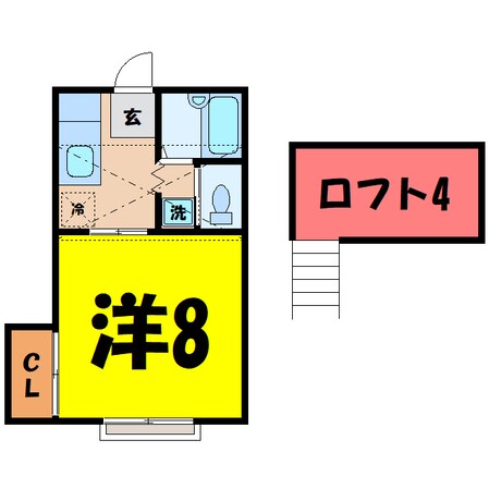 うらしまハイツ（藤岡市中栗須）の物件間取画像